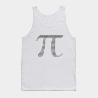 Pi 3.14 First 2,000 Digits of Pi Math Tank Top